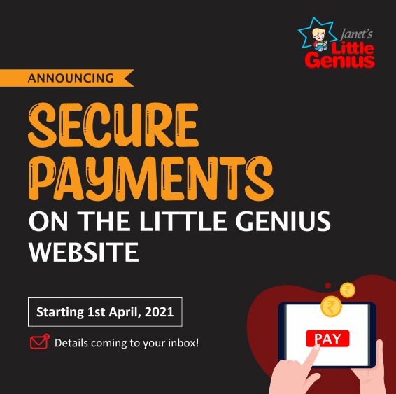Hassle Free Payments on the Little Genius Website!