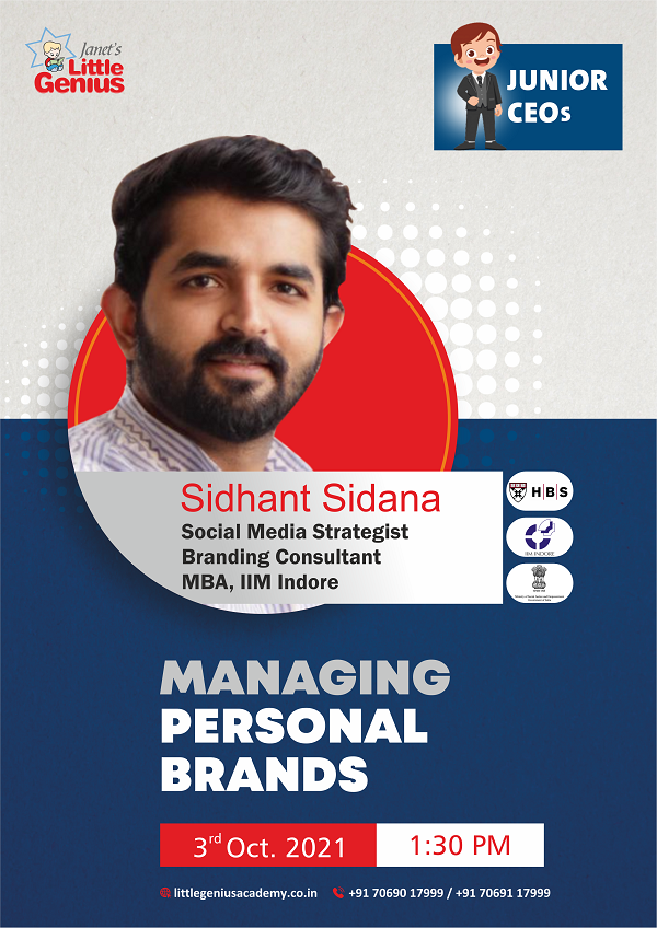  Masterclass with Mr. Sidhant Sidana